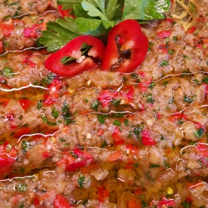 Köz Patlıcan Salatası(200gr) (Kopya)